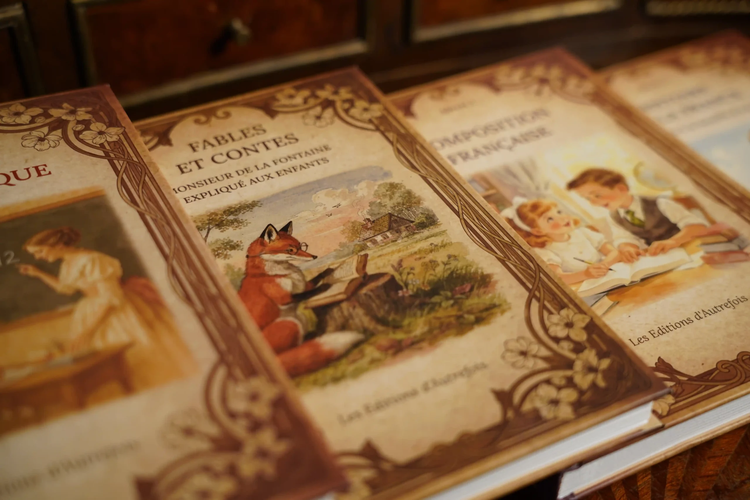Photo des livrets d'instruction des Éditions d'Autrefois