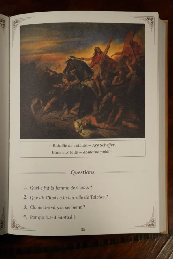 Photo du premier livret d'histoire de la France des Éditions d'Autrefois