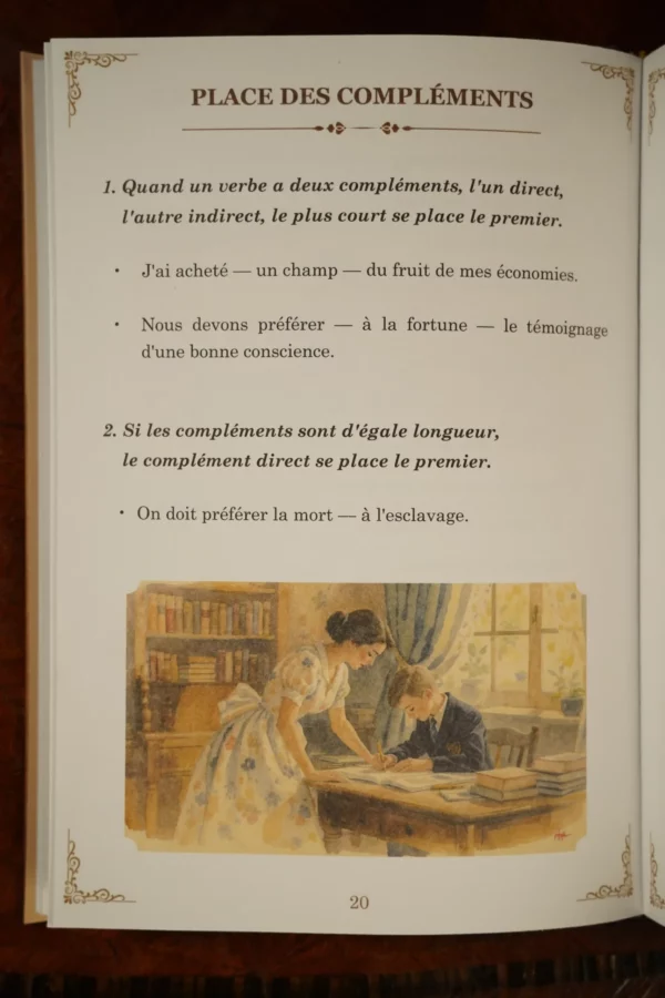 Photo du premier livret de composition française des Éditions d'Autrefois
