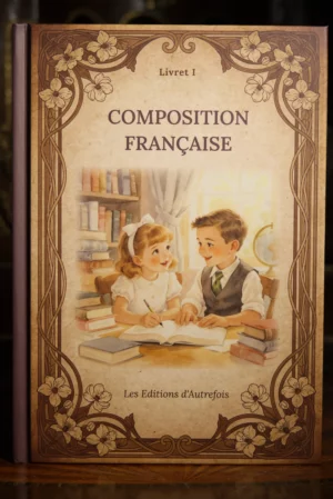 Photo du premier livret de composition française des Éditions d'Autrefois