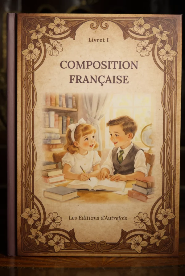 Photo du premier livret de composition française des Éditions d'Autrefois