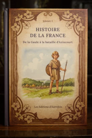 Photo du premier livret d'histoire de la France des Éditions d'Autrefois
