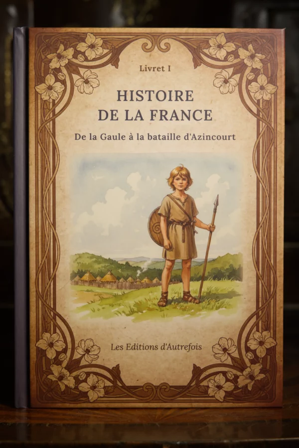 Photo du premier livret d'histoire de la France des Éditions d'Autrefois