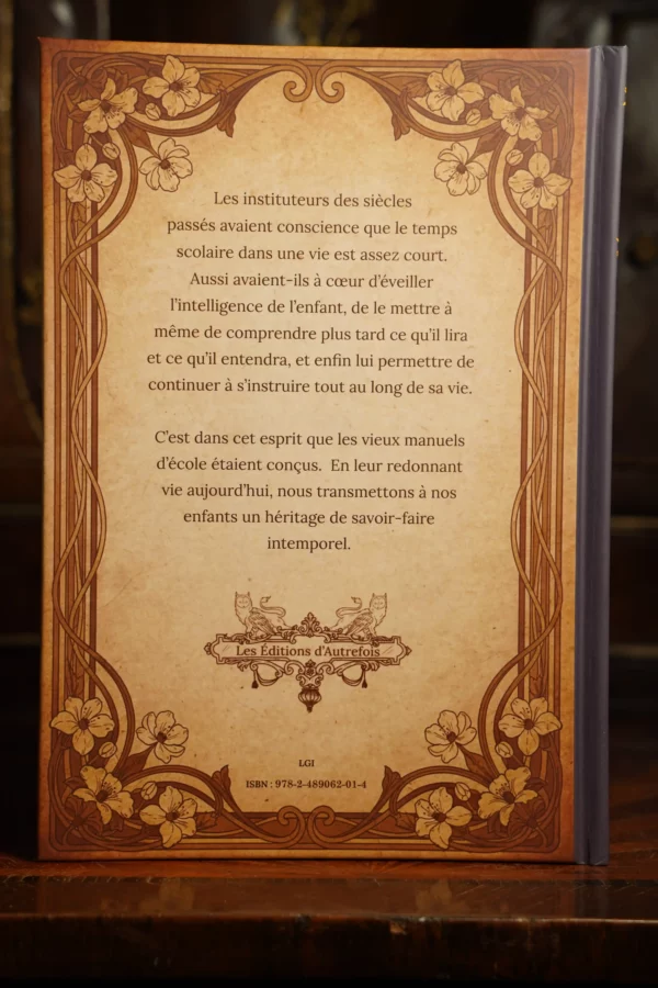 Photo du premier livret d'histoire de la France des Éditions d'Autrefois