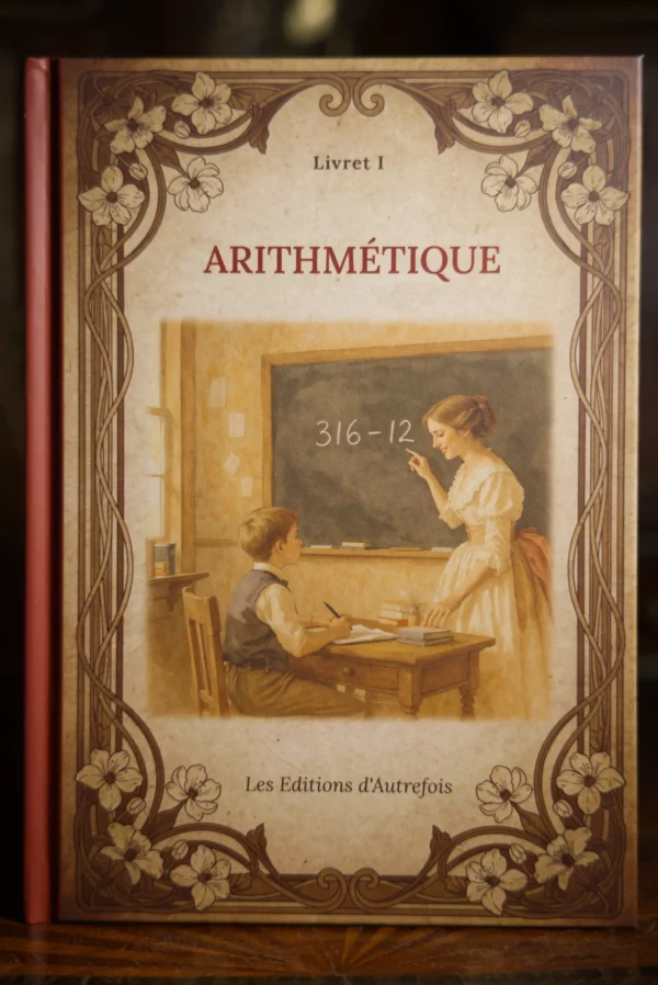 Photo du premier livret d'arithmétique des Éditions d'Autrefois
